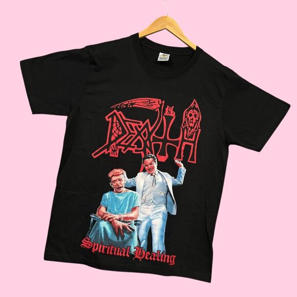 Death Spiritual Healing Album Death Metal Band Tee L - Picture 3 of 5
